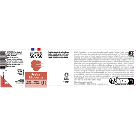 Fraise Rhubarbe - 10mL