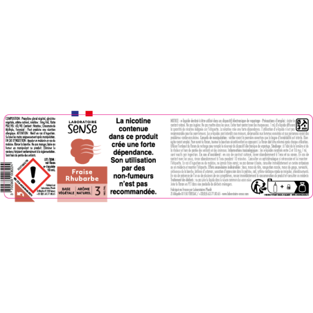 Fraise Rhubarbe - 10mL