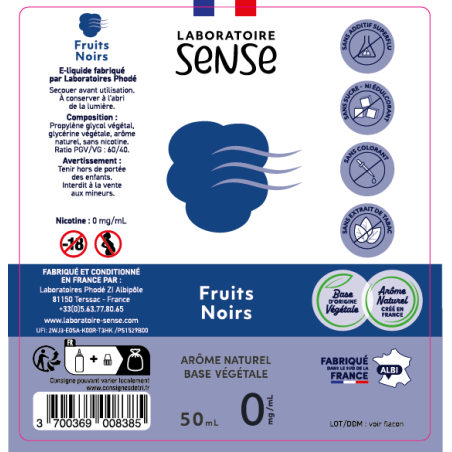 Fruits Noirs - 50mL