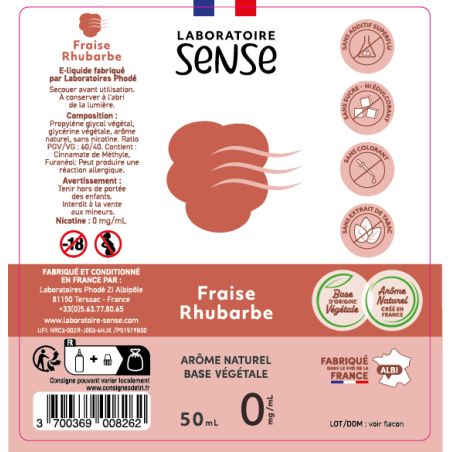 Fraise Rhubarbe - 50mL