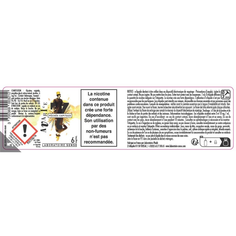 BISCUIT VANILLE - AVARICE - 5,90 - E-liquides aux Armes Naturels BISCUIT VANILLE - AVARICE - 5,90 - E-liquides aux Armes Naturels