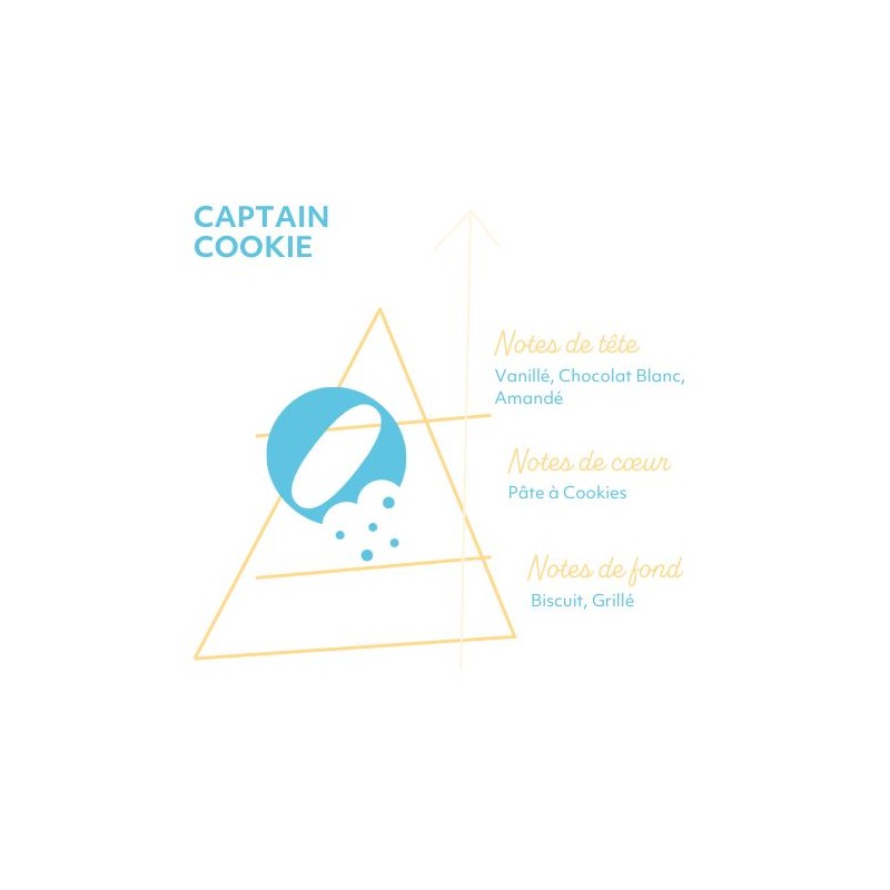 Pyramide Olfactive -Captain Cookie
