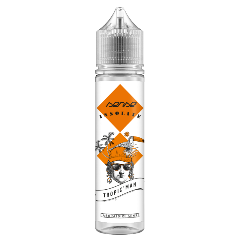 TROPIC'MAN 50ML - MANGUE ANANAS PASSION LITCHI GOYAVE